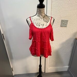 American Rag Red Layered Camisole